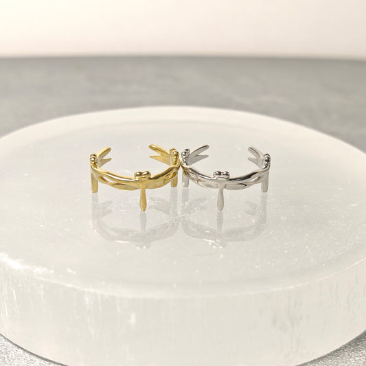 202507【受注販売】Silver dragonfly ring