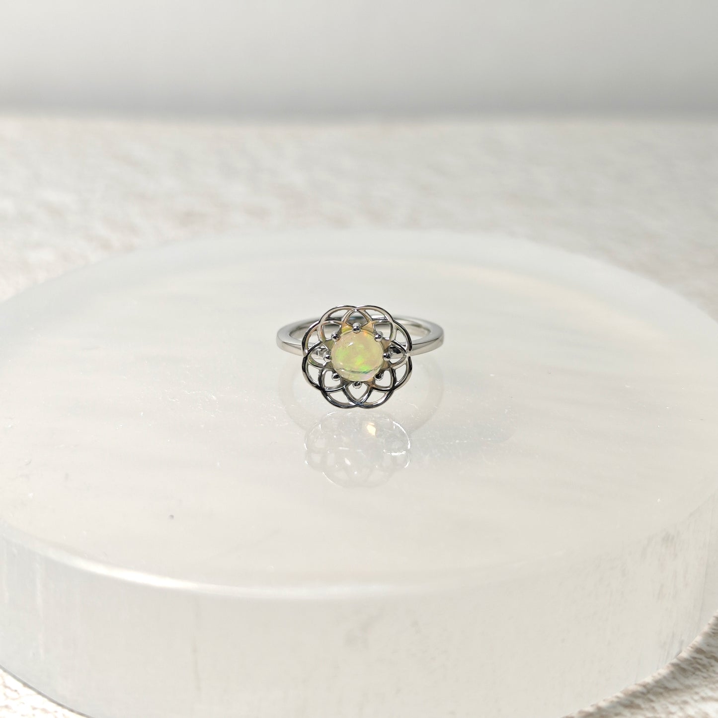 202507【一点もの】0.64ct Opal Silver Ring