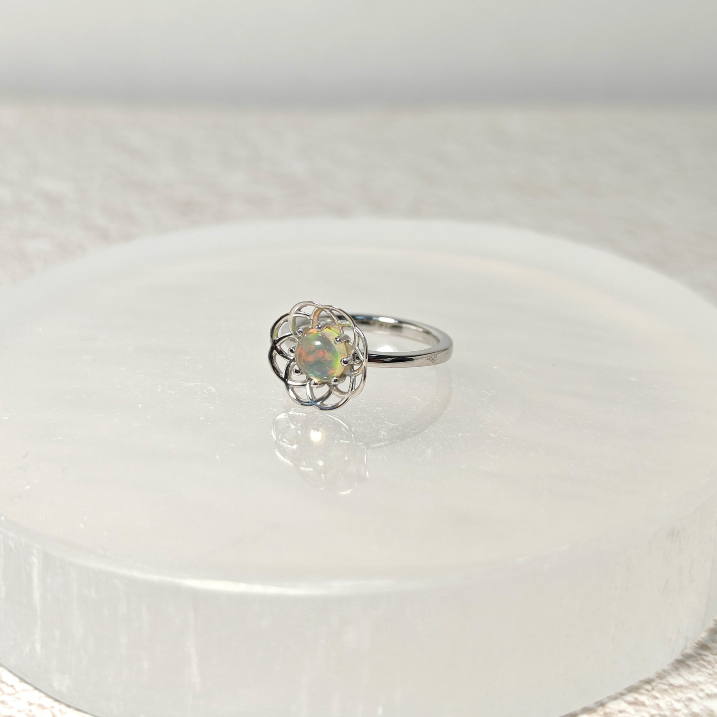 202507【一点もの】0.64ct Opal Silver Ring
