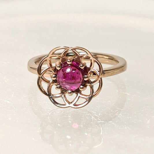 202507【一点もの】1.04ct Rhodolite Garnet Silver Ring