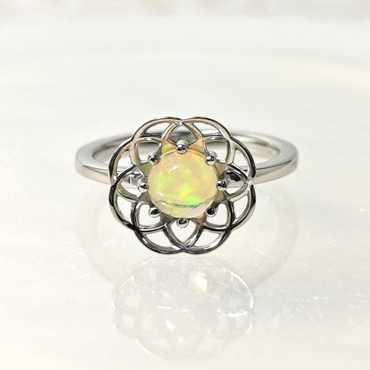 202507【一点もの】0.64ct Opal Silver Ring