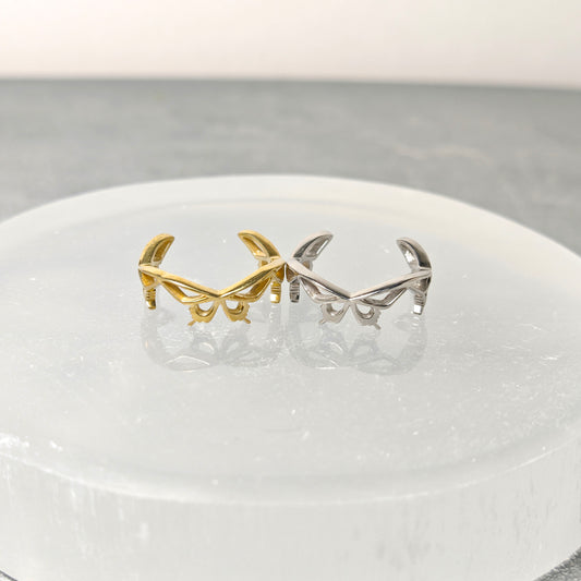 202507【受注販売】Silver butterfly ring